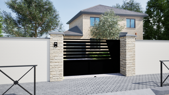 Portail 4_ Anthracite